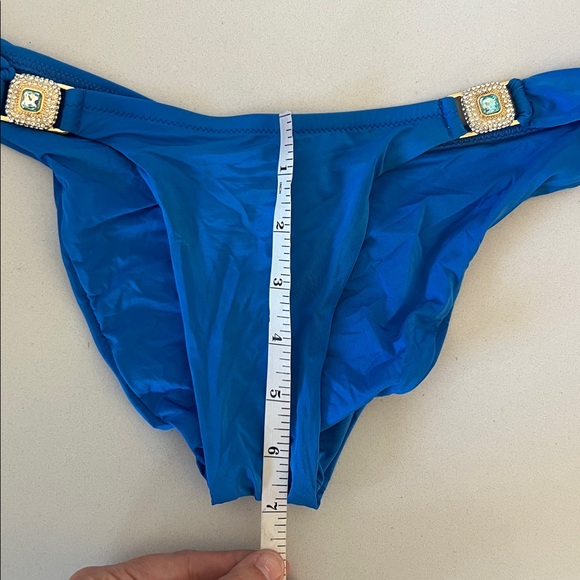 Dolcessa Swimwear Blue Bikini Set Size Medium - Picture 12 of 12